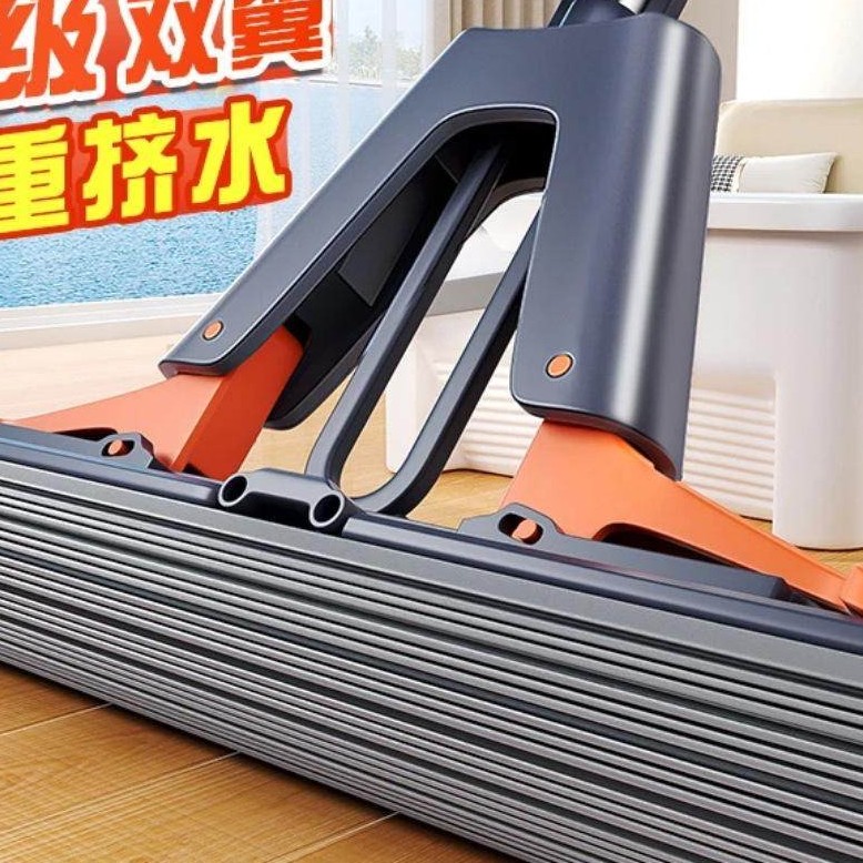 胶棉海绵拖把 双翼挤水 细节图1